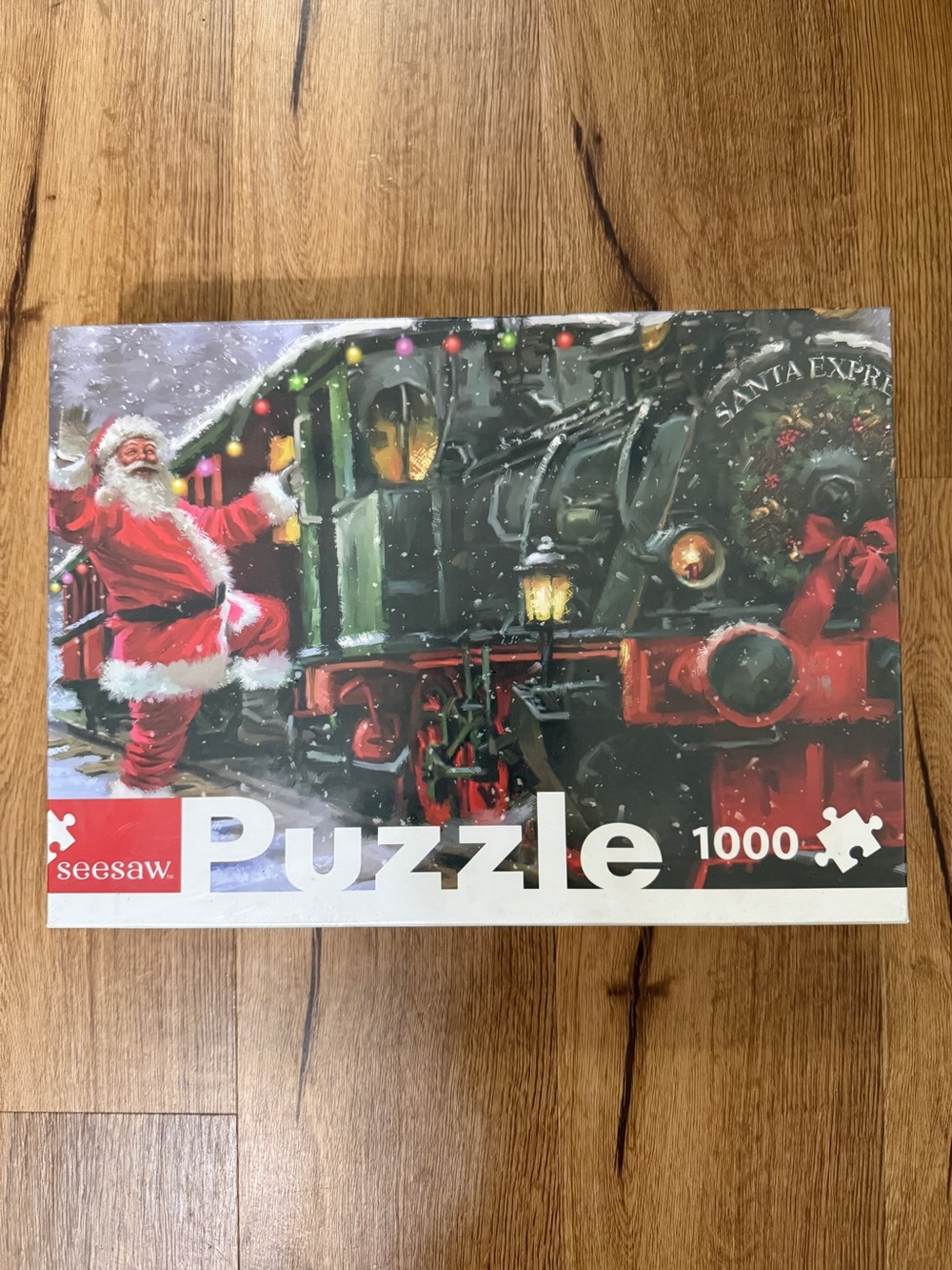 NEW SEALED Seesaw The Santa Express 1000 Piece Christmas Puzzle